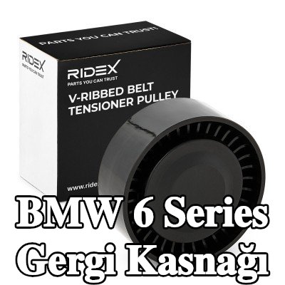 RIDEX Gergi kasnağı Dış Çap: 70mm, aksesuarlarla, kapaklı, vida ile — 2003 BMW 6 Series