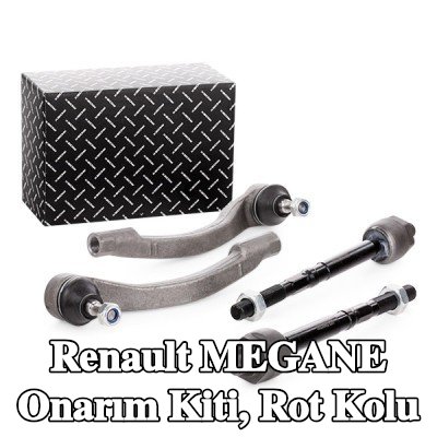 RIDEX Onarım Kiti, bağlantı çubuğu Ön Aks Sol, Ön Aks Sağ, aks mafsalı ile birlikte — 2002 Renault Megane