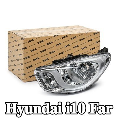 TYC Far Sol, H4, elektrik motorlu — 2012 Hyundai i10