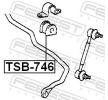 FEBEST Ön aks stabilizatör çubuğu burcu, 22mm — Toyota Celica (2)