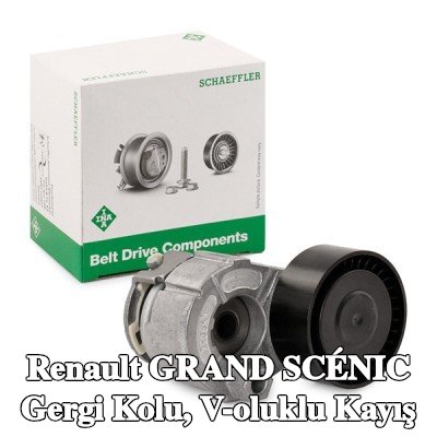 INA Gergi Kolu, V-oluklu kayış — Renault Grand Scénic