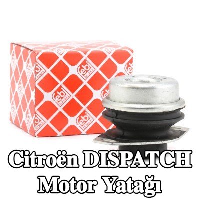 FEBI BILSTEIN Motor yatağı, sol, Elastomer — 2000 Citroën Dispatch