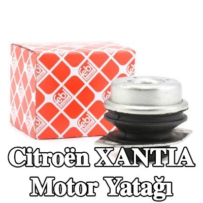 FEBI BILSTEIN Motor yatağı, sol, Elastomer — Citroën Xantia
