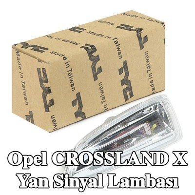 TYC Yan sinyal Sağ Ön, ampul yuvası olmadan — Opel Crossland X