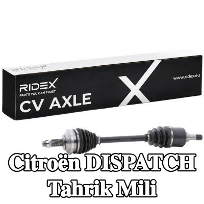 RIDEX Tahrik mili Ön Aks Sol, 648mm — 1997 Citroën Dispatch