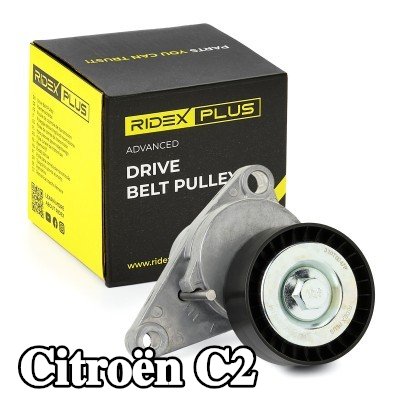 RIDEX PLUS بكرة الشد Ø: 65, 0mm — Citroën C2