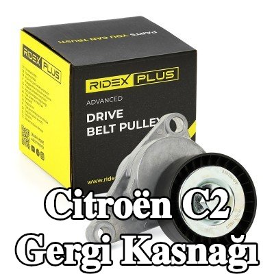 RIDEX PLUS Gergi kasnağı Ø: 65, 0mm — Citroën C2