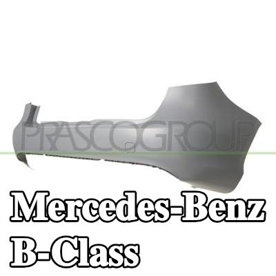 PRASCO المصد الخلفي الخلفي, مع رفرف لخطاف السحب — Mercedes-Benz B-Class