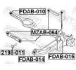 FEBEST Kontrol kolu cıvataları — 2011 Ford Kuga (2)