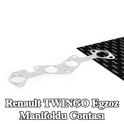 RIDEX Egzoz manifoldu contası, çelik — 2000 Renault Twingo