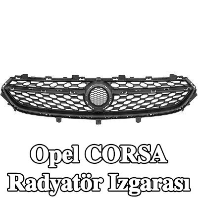 DIEDERICHS Radyatör ızgarası, siyah — Opel Corsa