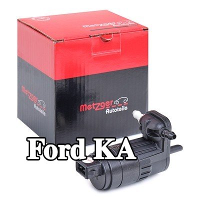 METZGER مضخة غسيل الزجاج الأمامي قطعة غيار أصلية, 12V — Ford Ka