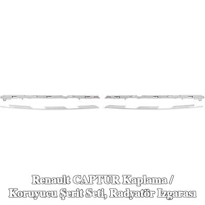 DIEDERICHS Kaplama / Koruyucu Şerit Seti, radyatör ızgarası — Renault Captur