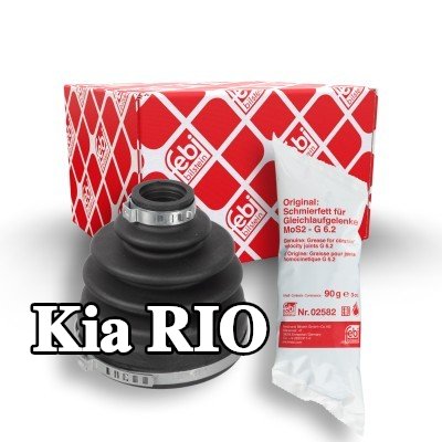 FEBI BILSTEIN طقم غطاء مفصل CV, عمود الدفع المطاطي — 2011 Kia Rio