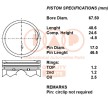 IAP QUALITY PARTS Piston segmanlı piston — Hyundai Atos (3)