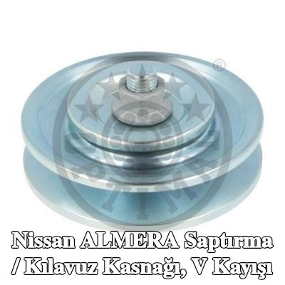 OPTIMAL Saptırma / Kılavuz Kasnağı, V kayışı — 2000 Nissan Almera