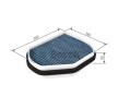 BOSCH Polen filtresi FILTER+, Aktif Karbon Filtresi — 2000 Mercedes-Benz E-Class (6)