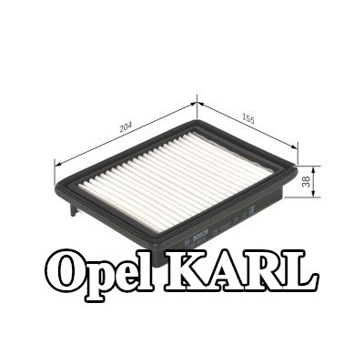 BOSCH مرشح الهواء — Opel Karl