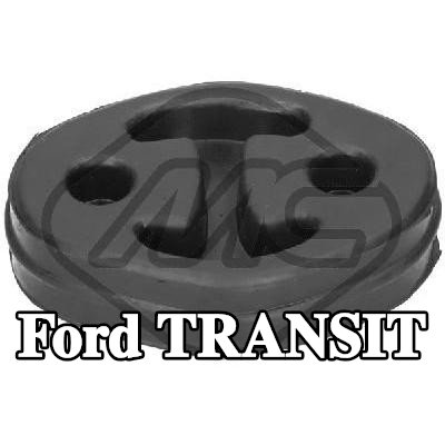 Metalcaucho مشبك, كاتم الصوت المركزي — Ford Transit