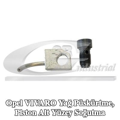 3RG Yağ püskürtme, piston alt yüzey soğutma — 2012 Opel Vivaro