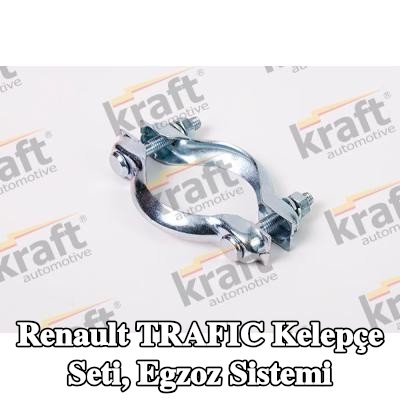 KRAFT Kelepçe Seti, egzoz sistemi — 1990 Renault Trafic