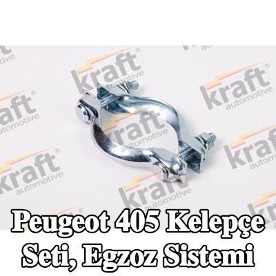 KRAFT Kelepçe Seti, egzoz sistemi — 1990 Peugeot 405