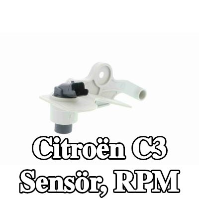 VEMO Sensör, RPM Orijinal Kalite — Citroën C3