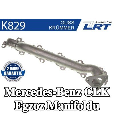LRT Montaj parçaları ile egzoz manifoldu — 2003 Mercedes-Benz Clk