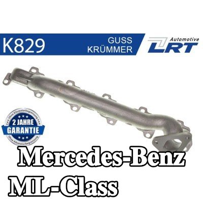 LRT مشعب العادم مع أجزاء التثبيت — 2000 Mercedes-Benz ML-Class