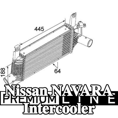 MAHLE Sensörlü intercooler — Nissan Navara
