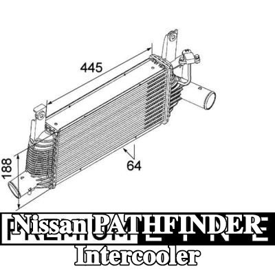 MAHLE Sensörlü intercooler — Nissan Pathfinder
