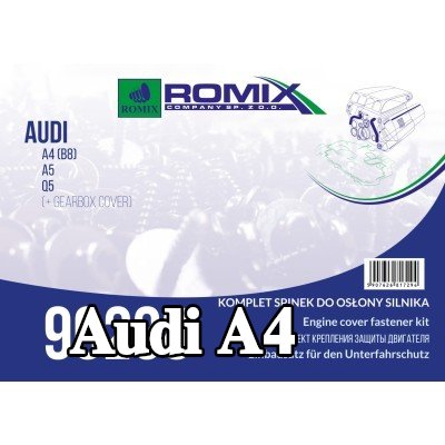 ROMIX عنصر التثبيت، غطاء المحرك — Audi A4