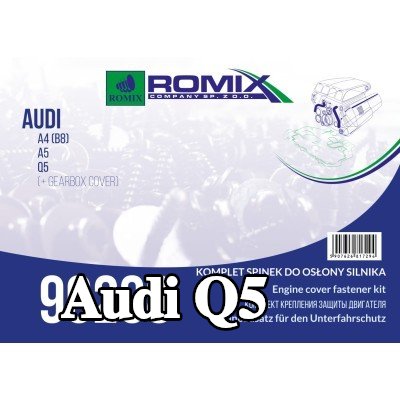 ROMIX عنصر التثبيت، غطاء المحرك — Audi Q5