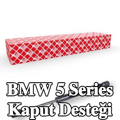 FEBI BILSTEIN Kaput destek çubuğu her iki taraf, Gazlı yay üzerindeki işarete göre değiştirme aralığı/tarihi — 2012 BMW 5 Series
