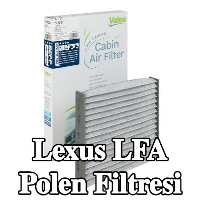 VALEO CLIMFILTER SUPREME polen filtresi, Polifenol içeren Aktif Karbon Filtresi, anti-alerjik etkiye sahip, mantar önleyici etkili — 2010 Lexus Lfa