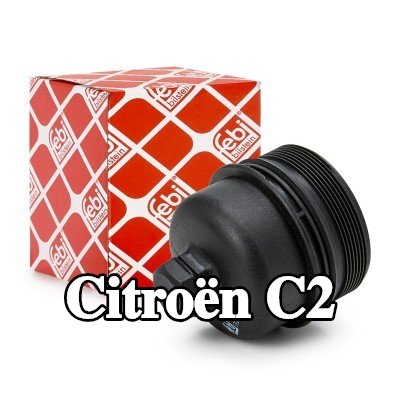 FEBI BILSTEIN غطاء مبيت فلتر الزيت مع حلقة مانعة للتسرب — 2003 Citroën C2