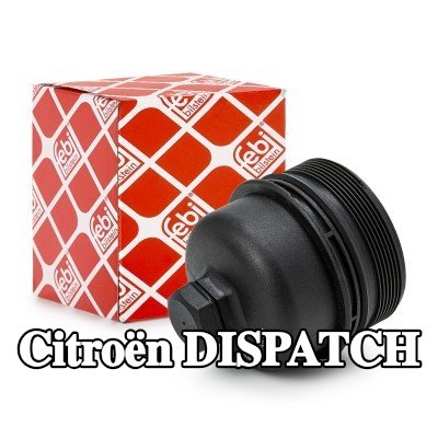 FEBI BILSTEIN غطاء مبيت فلتر الزيت مع حلقة مانعة للتسرب — Citroën Dispatch