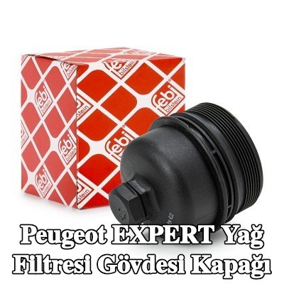 FEBI BILSTEIN Conta halkalı yağ filtresi muhafaza kapağı — Peugeot Expert