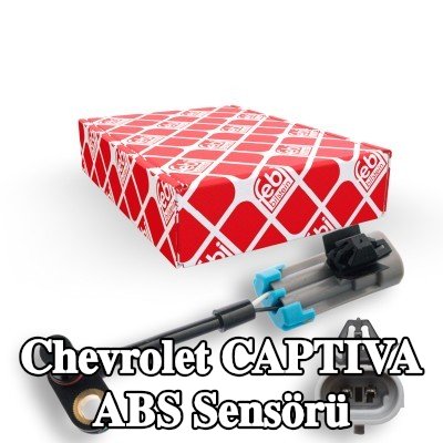 FEBI BILSTEIN ABS sensörü Ön Aks Sol, Ön Aks Sağ, vida ile — Chevrolet Captiva