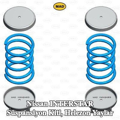 MAD Süspansiyon kiti, helezon yaylar — Nissan Interstar
