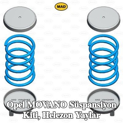 MAD Süspansiyon kiti, helezon yaylar — Opel Movano
