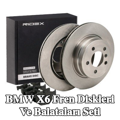 RIDEX Fren diskleri ve balataları seti Arka Aks, Havalandırmalı, gıcırtı önleyici plaka ile — 2007 BMW X6