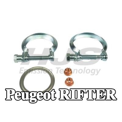 HJS مجموعة تركيب المحول الحفاز — Peugeot Rifter