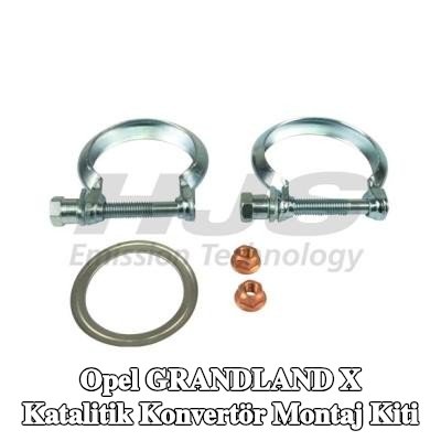 HJS Katalitik konvertör montaj kiti — 2017 Opel Grandland X