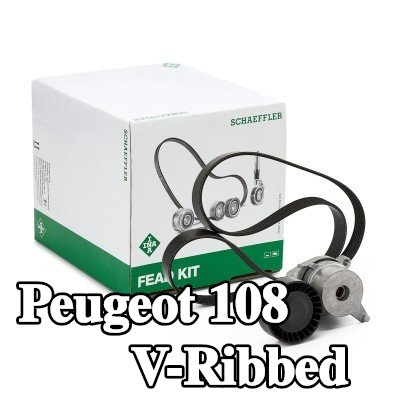 INA مجموعة أحزمة V-Ribbed — Peugeot 108