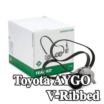 INA مجموعة أحزمة V-Ribbed — Toyota Aygo