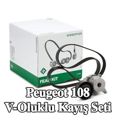 INA V-Oluklu Kayış Seti — Peugeot 108