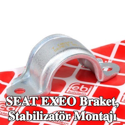 FEBI BILSTEIN Braket, stabilizatör montajı Ön Aks Sol, Ön Aks Sağ — SEAT Exeo