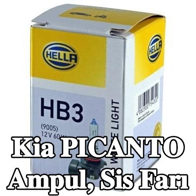 HELLA Ampul, sis farı — Kia Picanto