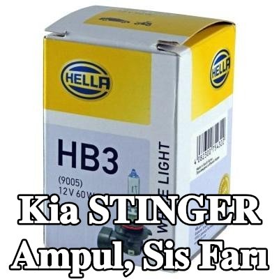 HELLA Ampul, sis farı — Kia Stinger